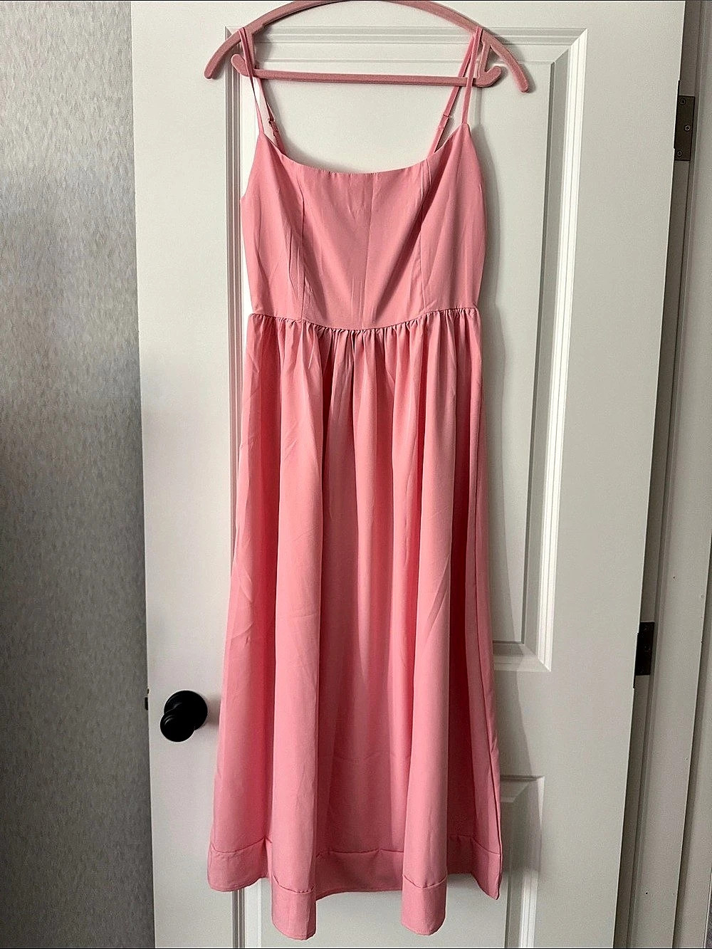 Pink Maxi Slip Dress NWOT